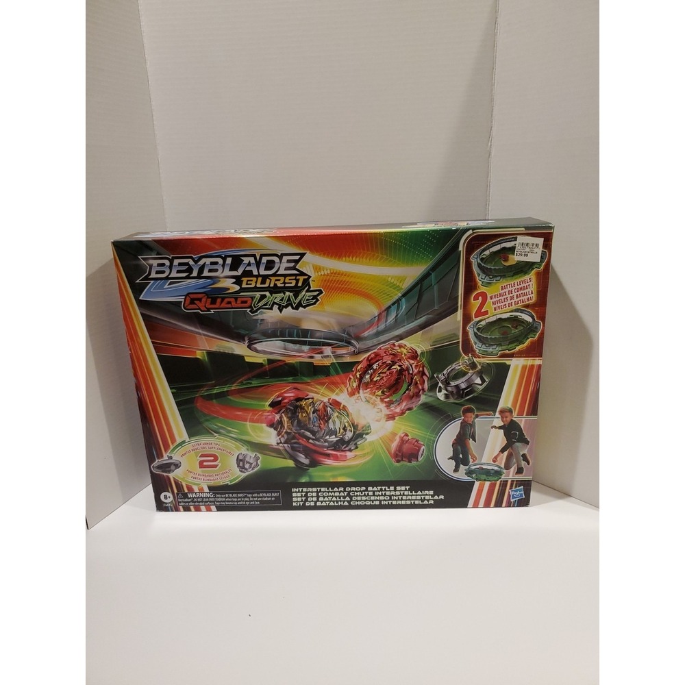 NIB-Beyblade QuadDrive Interstellar Drop Battle Beyblade Launcher New